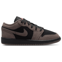 Boys' Grade School - Jordan AJ 1 Low SE  - Brown/Black/Orange