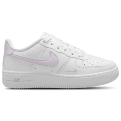 Girls' Grade School - Nike Air Force 1 LV8  - White/Light Violet