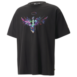 Men's - PUMA Melo Be You T-Shirt - Puma Black/Multi