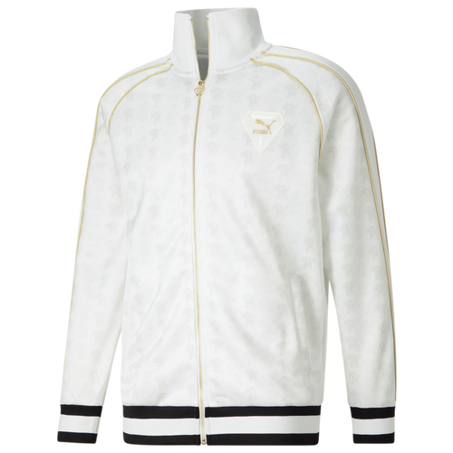 Puma Mens  T7 Sport Forever Track Jacket In White/black