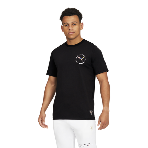 

PUMA Mens PUMA Forever Diamond T-Shirt - Mens White/Black Size L