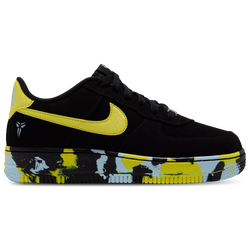 Boys' Grade School - Nike Kobe Air Force 1  - Blue/Yellow/Black