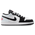 Jordan Air Jordan 1 Low SE  - Boys' Grade School White/Black/Silver
