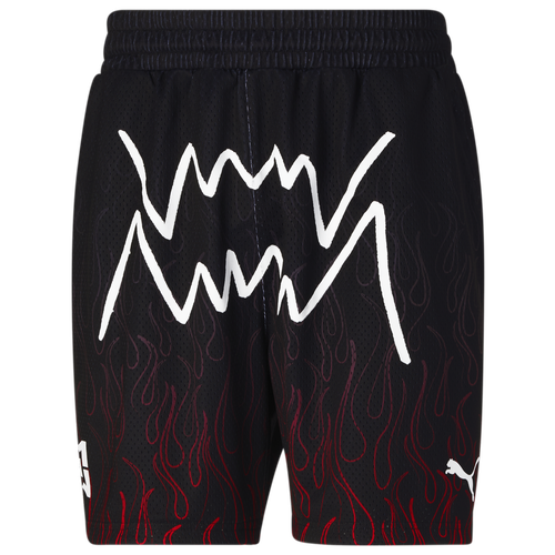 Puma Mens  Mikey Against All Odds Shorts In Black/red