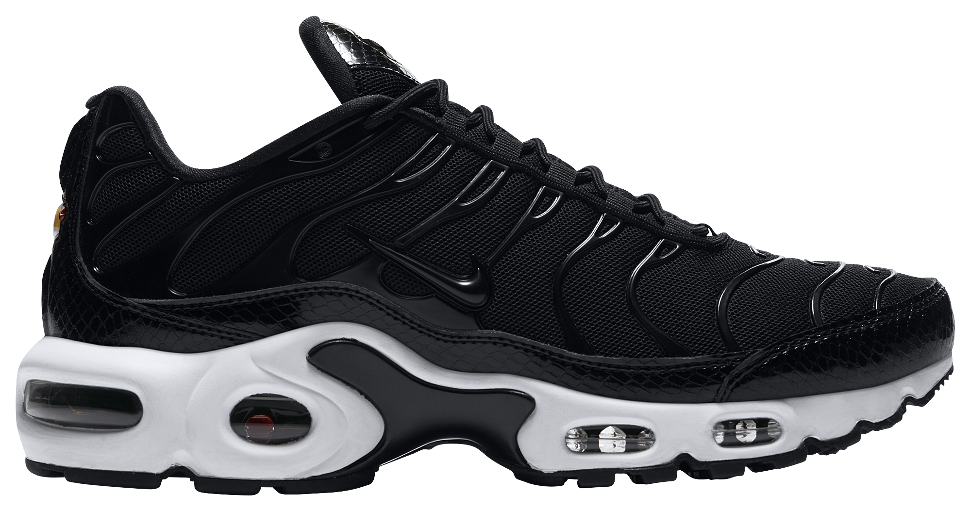 all black nike air max plus womens