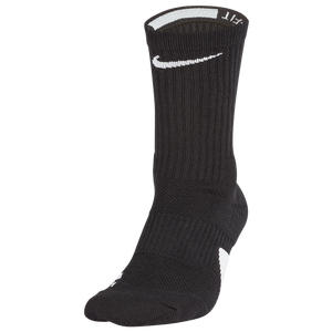 Nike NBA Pro Power Grip Mid-Length Socks - White/Black