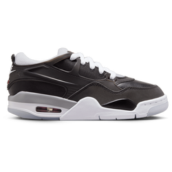 Boys' Grade School - Jordan AJ 4 RM  - Black/Silver/White