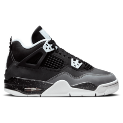 Boys' Grade School - Jordan Air Jordan 4 Retro Remastered - Black/White