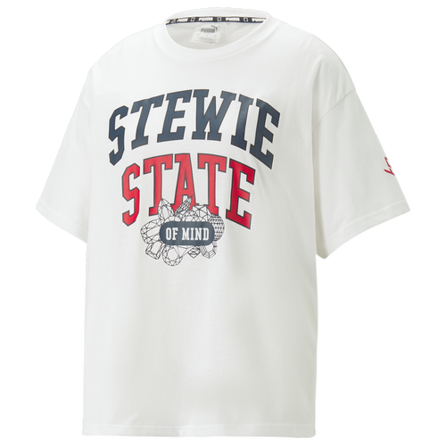 

PUMA Womens PUMA Stewie X Ruby Tee 1 - Womens White Size S