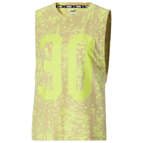 

PUMA Womens PUMA Stewie X Earth Tank - Womens Lily Pad Size L