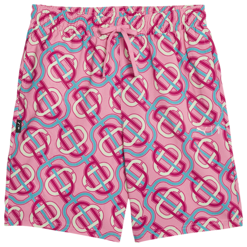 

PUMA Mens PUMA Palm Tree Club AOP Shorts - Mens Strawberry Burst/Green/White Size S