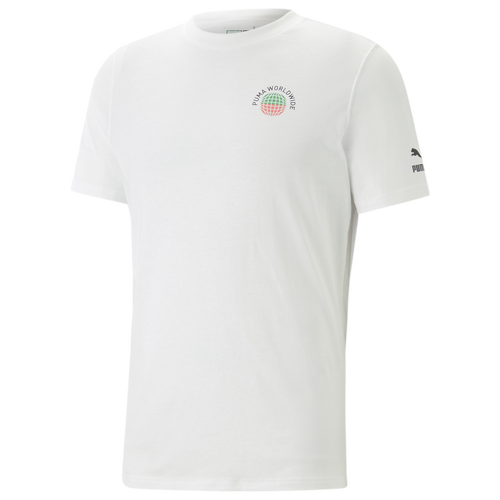 Puma Men s Worldwide Graphic T Shirt 2XL White