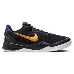 Boys' Grade School - Nike Kobe VIII  - Black/Gold/Purple