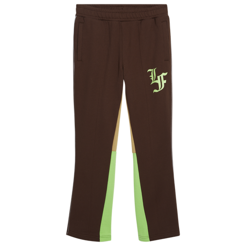 Puma Mens  Hoops X Lafrance Track Pants In Chestnut Brown/sand Dune/green
