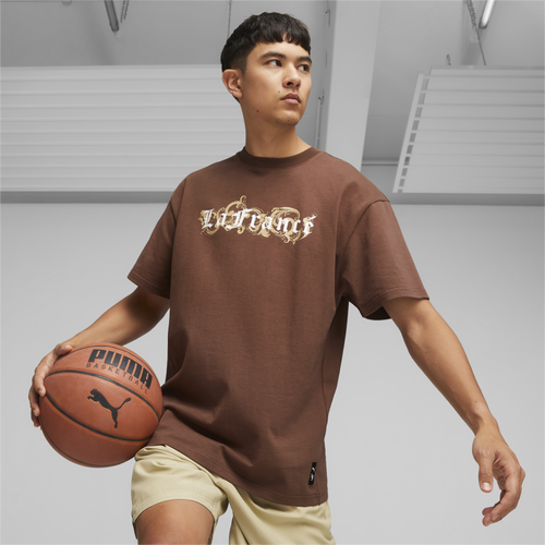 

PUMA Mens PUMA Hoops X Lafrance S/S T-Shirt III - Mens Chestnut Brown Size XXL