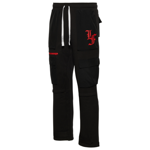 Puma Mens  Hoops X Lafrance Holiday Cargo Pants In Black/red
