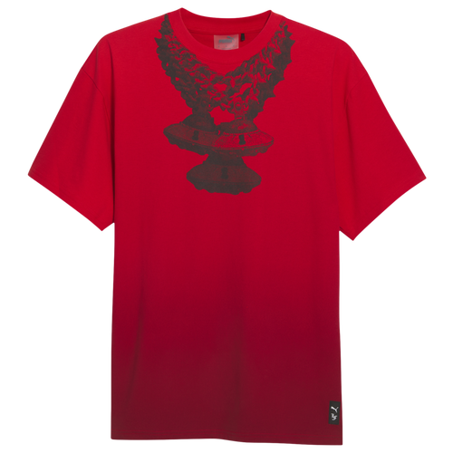 Puma Mens  Hoops X Lafrance Holiday S/s T-shirt In For All Time Red