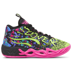 Boys' Grade School - PUMA MB4 Heem - Black/Luminous Pink/Electric Lime