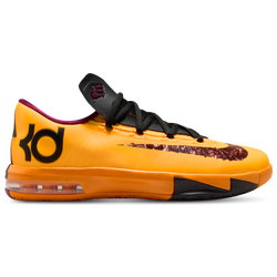 Boys' Grade School - Nike KD VI  - Orange/Red/Black