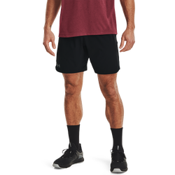 Men's - Under Armour Elevated Woven 2.0 Shorts - Black/Black/Pitch Gray