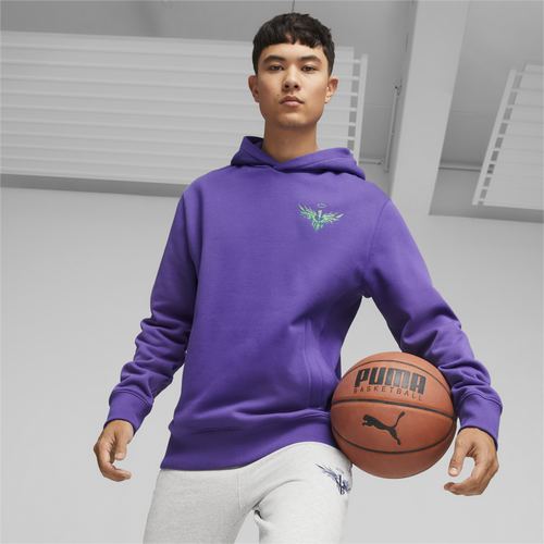 Puma Mens  Melo X Toxic Hoodie In Purple/green