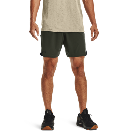 

Under Armour Mens Under Armour Elevated Woven 2.0 Shorts - Mens Baroque Green/Black/Black Size S