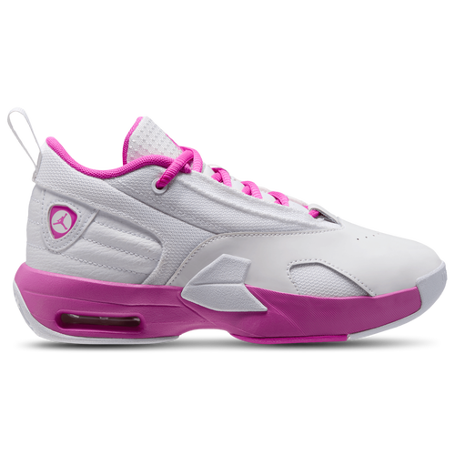 Jordan Girls Max Aura 6 Girls Grade School Basketball Shoes Pink White Size 06.0