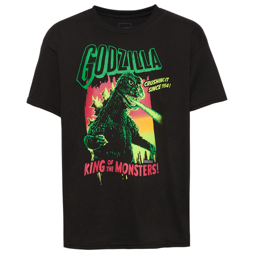 

Boys Godzilla Godzilla Culture T-Shirt - Boys' Grade School Black/Black Size M