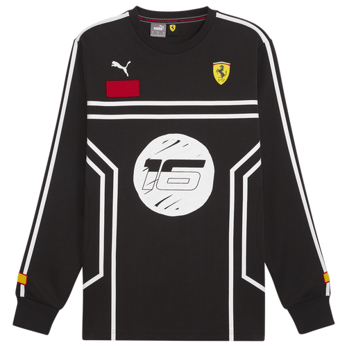

PUMA Mens PUMA Joshua Vides For Scuderia Ferrari Mesh Crew - Mens Puma Black Size S