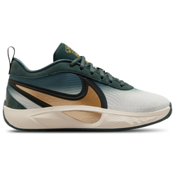 Boys' Grade School - Nike Freak 6 - Gold/Vintage Green/White