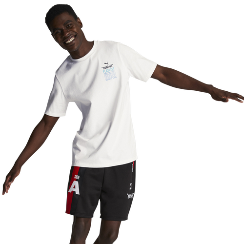 

PUMA Mens PUMA Classics Mixtape MP3 T-Shirt - Mens Puma White Size L