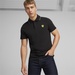 Men's - PUMA Ferrari Race Polo - Black/White