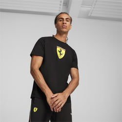 Men's - PUMA Ferrari Race Big Shield T-Shirt - Black
