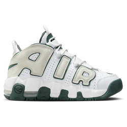 Boys' Grade School - Nike Air More Uptempo  - Green/White