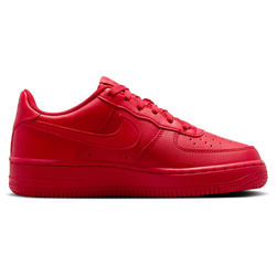 Girls' Grade School - Nike Air Force 1 - Red/Black