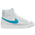 Nike Blazer Mid '77 - Garçons, Scolaire Gris/Blanc/Bleu