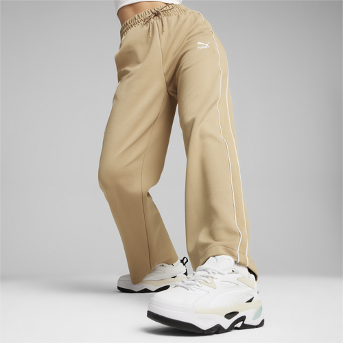 Shop Puma Womens  T7 High Waisted Pants In Beige