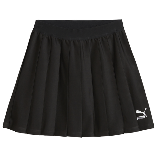 

PUMA Womens PUMA Classics Pleated Skirt - Womens Black Size S