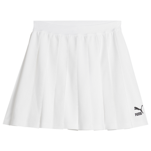 

PUMA Womens PUMA Classics Pleated Skirt - Womens White Size S
