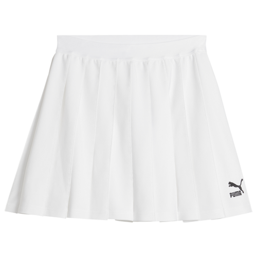 

PUMA Womens PUMA Classics Pleated Skirt - Womens White Size XS