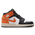 Jordan AJ 1 SE à mi-cheville - Garçons, Scolaire Blanc/Étoile de mer/Noir