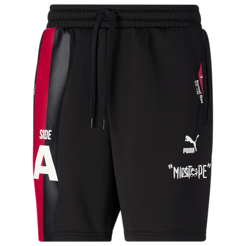 

PUMA Mens PUMA Mixtape Shorts - Mens Puma Black/Red/Multi Size XXL