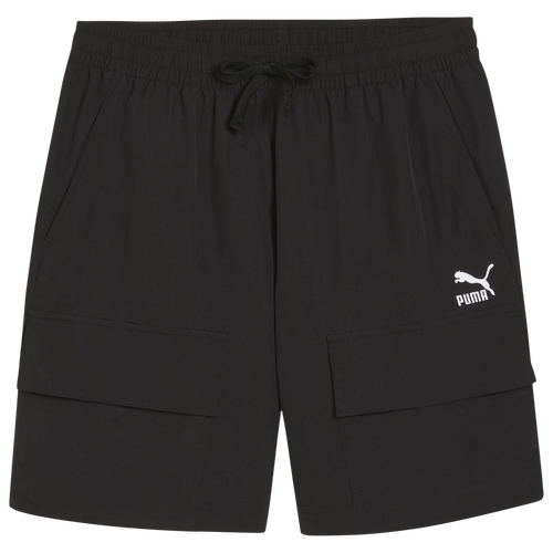 

PUMA Mens PUMA Classics Cargo 7" Woven Shorts - Mens Black Size XXL