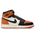 Jordan Retro 1 OG à tige haute - Garçons, Scolaire Noir/Voile/Voilier