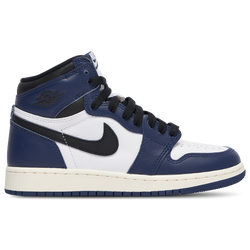 Boys' Grade School - Jordan Retro 1 High OG - Navy/White/Black