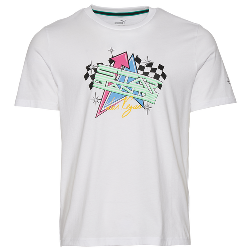 Shop Puma Mens  Joshua Vides For Scuderia Ferrari Mapf1 T-shirt In  White