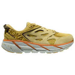 Men's - HOKA Clifton L Suede  - Gold/Green