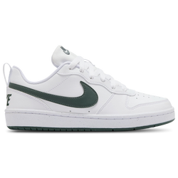 Boys' Grade School - Nike Court Borough Low Recraft  - Vintage Green/White