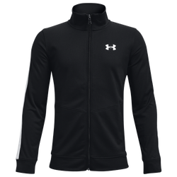 Boys' Grade School - Under Armour Pennant Full-Zip Jacket - Black/White