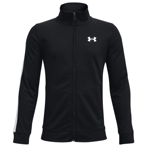 

Under Armour Boys Under Armour Pennant Full-Zip Jacket - Boys' Grade School Black/White Size S